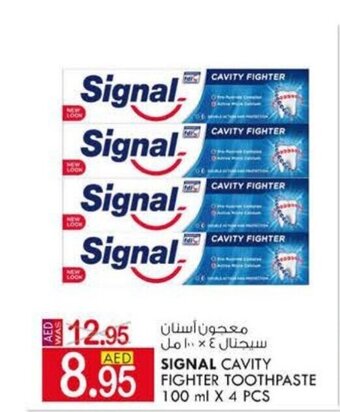 KM Trading Signal Cavity Fighter Toothpaste 100 ml x 4 Pcs offer