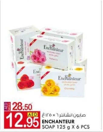 KM Trading Enchanteur Soap 125 g x 6 Pcs offer