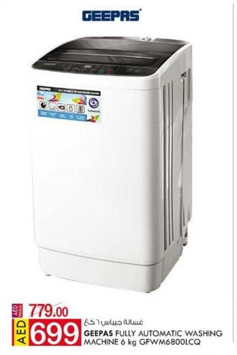 Geepas Fully Automatic Washing Machine 6kg GFWM6800LCQ