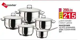 KM Trading Hascevher 10pcs Stainless Steel Cookware Set offer