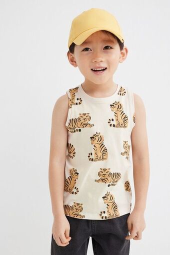 H&M 3-pack cotton sleeveless tops offer