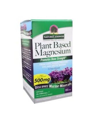 Nature's answer plant based magnesium 500 mg vegetarian capsules 90's