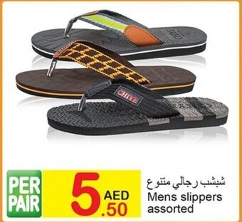 Green House Mens slippers assorted offer