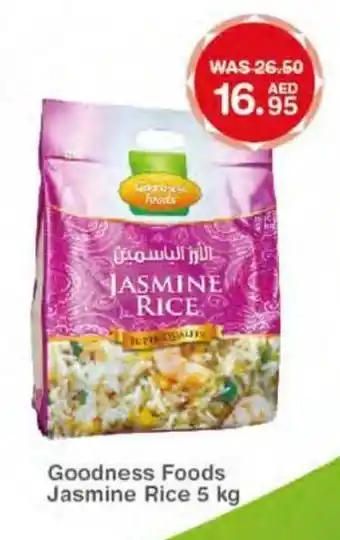 Choithrams Goodness Foods Jasmine Rice 5kg offer