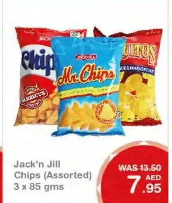 Choithrams Jack'n Jill Chips Assorted 3 x 85gms offer
