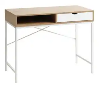 JYSK Desk trappedal 48x95 oak/white offer