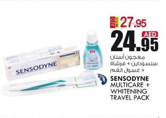 KM Trading Sensodyne Multicare + Whitening Travel Pack offer
