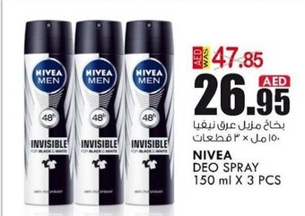 KM Trading Nivea Deo Spray 150ml x 3pcs offer