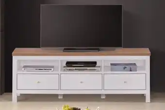United Furniture Akara tv cabinet (oak white) offer