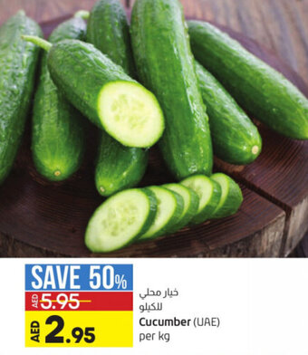 Lulu Hypermarket Cucumber (UAE) per kg offer