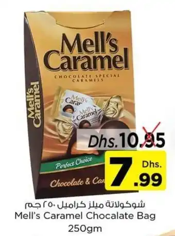 Nesto Mell's Caramel Chocalate Bag 250gm offer