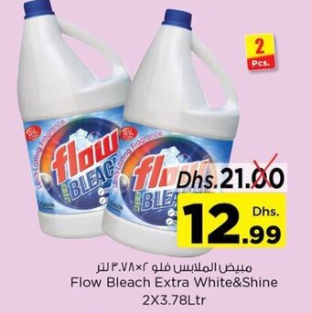 Nesto Flow Bleach Extra White&Shine 2x3.78Ltr offer