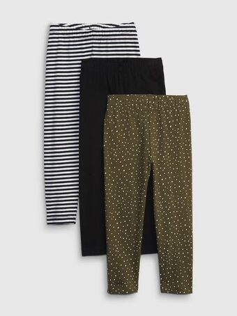 GAP Toddler organic cotton mix and match leggings (3-pack) offer