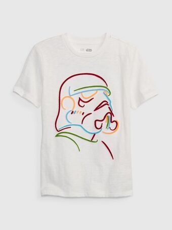 GAP Gapkids | star wars 100% organic cotton interactive graphic t-shirt offer