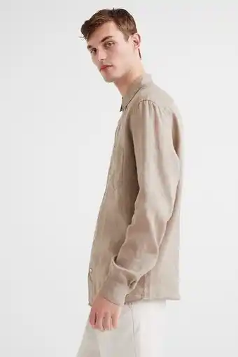 H&M Regular fit linen shirt offer