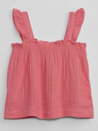 GAP Toddler crinkle gauze tank top offer