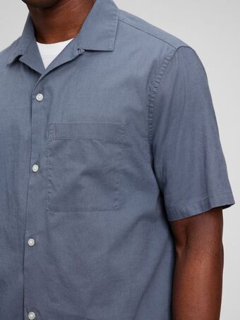 GAP Vacay shirt in linen-cotton offer
