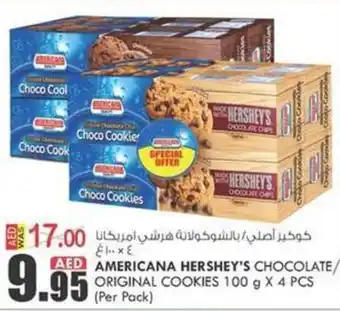 KM Trading Americana Hershey's Chocolate/Original Cookies 100gx4pcs (per pack) offer