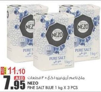 KM Trading Nezo Fine Salt Blue 1 kg x 3 pcs offer