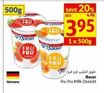 Viva Bauer fru fru milk dessert offer