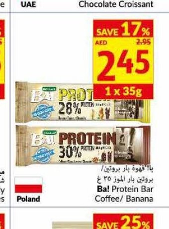 Viva Ba! Protein bar coffee/banana offer