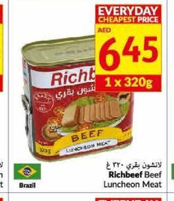 Viva Richbeef beef luncheon meat 320g offer