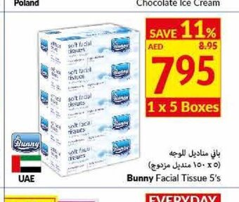 Viva Bunny facial tissue 5's offer