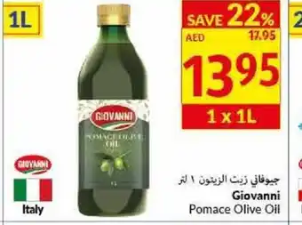 Viva Giovanni pomance olive oil 1L offer