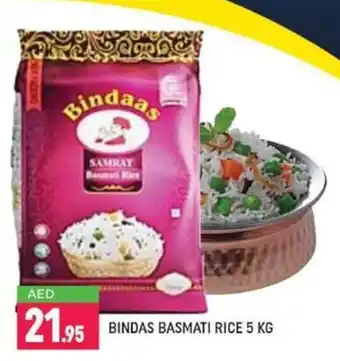 Shaklan Bindaas basmati rice 5KG offer