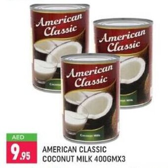 Shaklan American Classic coconut milk 400GMx3 offer