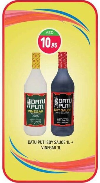Shaklan Datu Puti soy sauce 1L + vinegar 1L offer