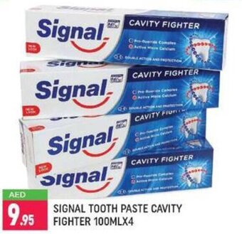 Shaklan Signal tooth paste cavity fighter 100MLx4 offer