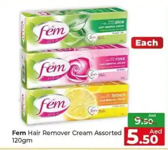 Al Madina Hypermarket Fem hair remover cream assorted 120GM offer