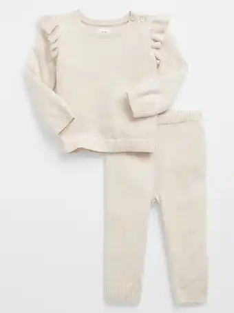 GAP Baby ruffle sweater outfit set offer