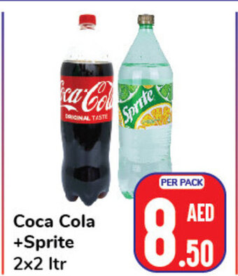 Day To Day Coca Cola + Sprite 2x2 Ltr offer