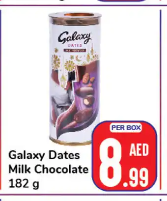 Day To Day Galaxy dates milk chocolate 182g offer