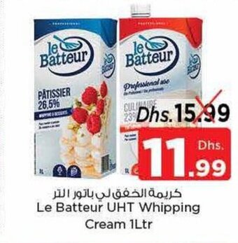 Nesto Le Batteur UHT Whipping Cream 1Ltr offer