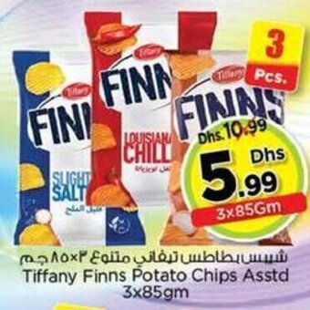 Nesto Tiffany Finns Potato Chips Asstd 3x85gm offer