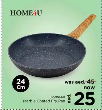 Nesto Home4U Marble Coated Fry Pan 24Cm offer