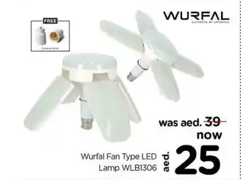 Nesto Wurfal Fan Type LED Lamp WLB1306 offer