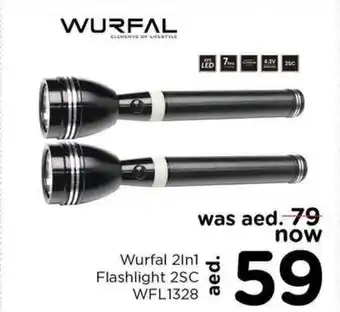 Nesto Wurfal 2in1 Flashlight 2SC WFL1328 offer