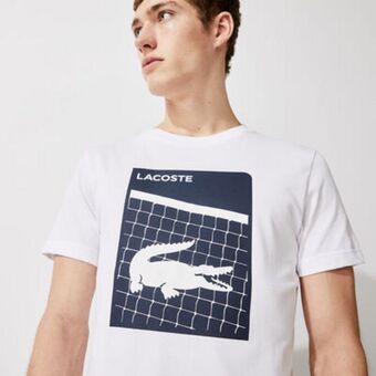 Lacoste Men’s lacoste sport 3d print breathable t-shirt offer