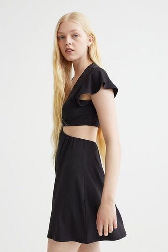 H&M Cut-out jersey dress offer