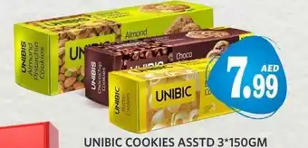 Haram Al Madeena Unibic Cookies Asstd 3*150gm offer