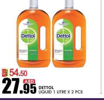 KM Trading Dettol liquid 1litre x 2pcs offer