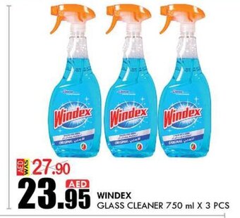 KM Trading Windex glass cleaner 750ml x 3pcs offer
