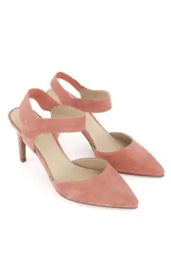 Brands For Less Women lima ankle strap pumps, coral suede offer