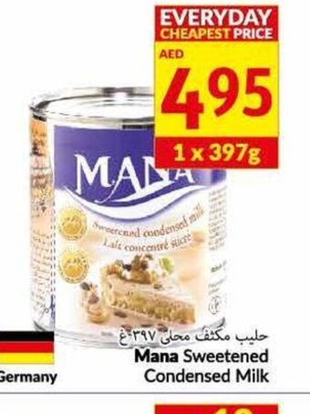 Viva Mana sweetened condensed milk 397g offer