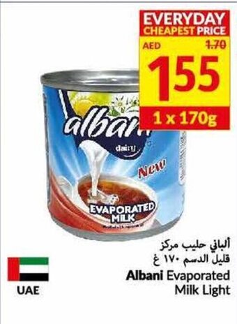 Viva Albani evaporated milk light 170g offer