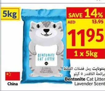 Viva Bentonite cat litter lavender scent 5kg offer